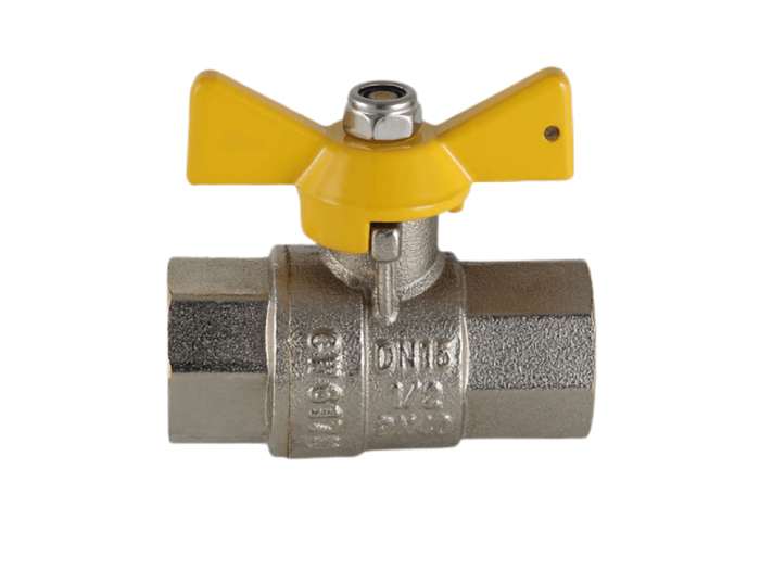 Кран шар. газ. VALGAS, рукоятка бабочка 1/2" вн.-вн. 111541 - фото 5739