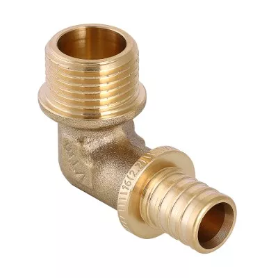 Угольник надвижной с переходом на нар.р. 20(2,8) х 1/2" 112560