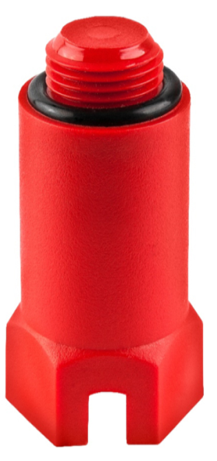 Stout Пробка длинная 1/2 красная 112808