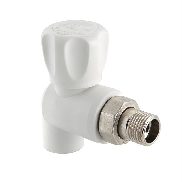 Кран PPR со сгоном угловой 20х1/2" 112713