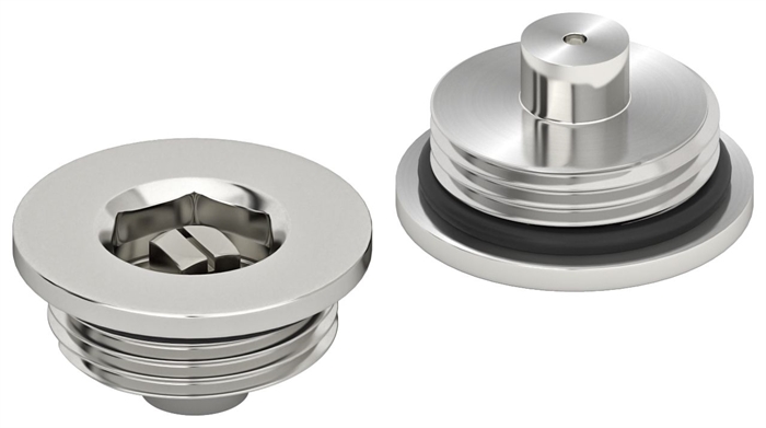 Заглушка декор. 1/2  хром.  Millennium 112859