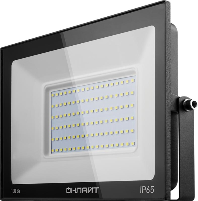 Прожектор светодиодный 61 947 OFL-100-4K-BL-IP65-LED 100Вт 4000K IР65 8000лм черн. ОНЛАЙТ 61947 113630