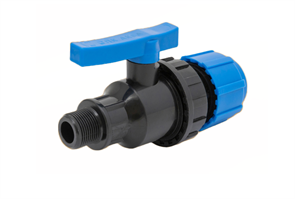 ПНД Кран шаровый    20- 1/2 с наружной резьбой (PN16)  Millennium 112592