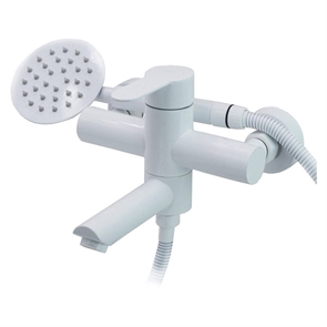 Смес. од. из НЕРЖ. для ванны (БЕЛЫЙ) HANSEN (10/1шт) HN30032-F 112255