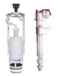 Арматура для сливного бачка ALCAPLAST со стоп-кнопкой 1/2 (арт.SA2000S) 112511