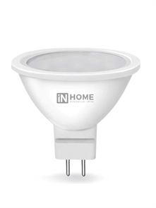 лампа светодиодная led-jcdr 11вт 230в gu5.3 3000к 880лм in home 113546