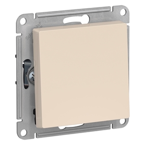 Выключатель 1-кл, беж. Атлас Дизайн 113170