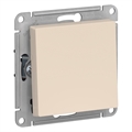 Выключатель 1-кл, беж. Атлас Дизайн 113170